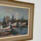 Huile su panneau suédois – « Bateaux » par Eskil Skans