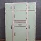 Buffet cupboard vintage year 60 in formica green celadon