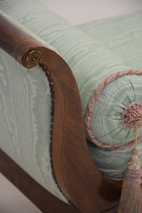 Empire-style gondola bench 19th
