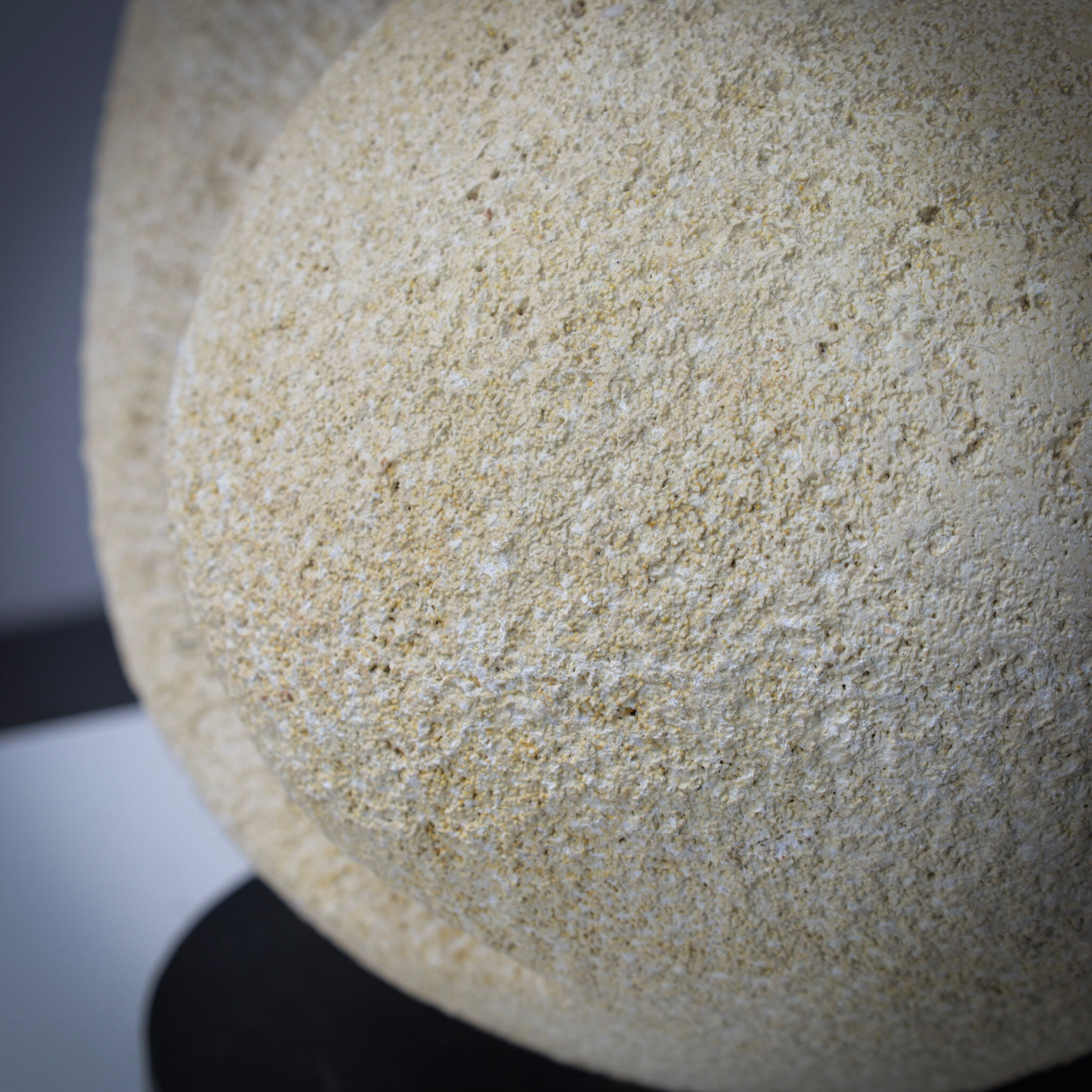 Modernist sandstone sculpture by Ineke van Zuuren, Netherlands, 1980s