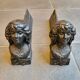 Cast iron andirons
