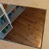 Rectangular beveled mirror