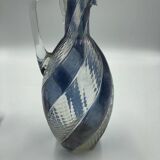 Ancien service liqueur en verre soufflé 6 verres et une carafe