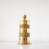 Vintage golden metal lamp foot