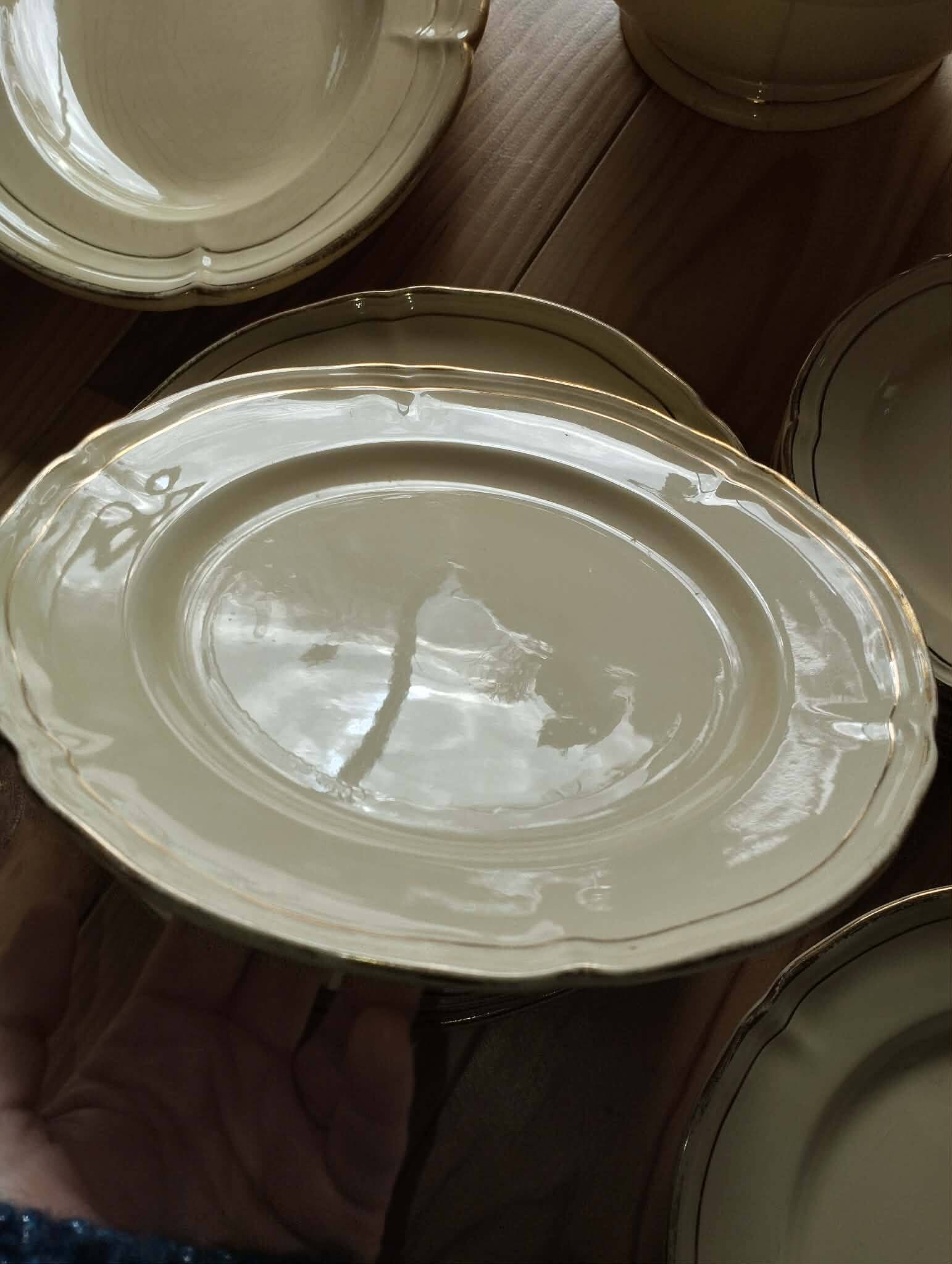 Antique gien table service – niderviller model – exceptional set