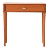 Vintage bedside table with gold handle
