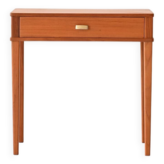 Vintage bedside table with gold handle