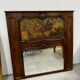 Antique grand trumeau fireplace mirror