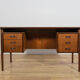 Mid-Century Freestanding Teak Desk, Denmark, 1960s