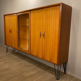 Bibliothèque sur les jambes vintage des années 60, années 1960