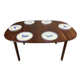 Set of 6 plates entirely handmade.