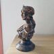 Buste femme bronze Emmanuel Villanis