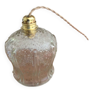 suspension globe en verre