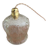 Glass globe pendant light
