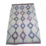 Handmade wool Berber rug 150 X 100 CM