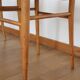 Pair of Scandinavian straw chairs