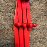 Wooden accordion coat rack from the 70s