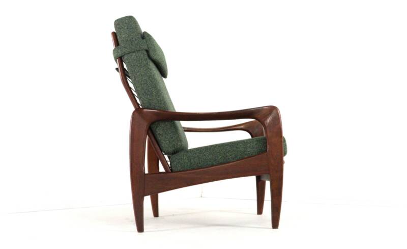 De Ster armchair men's model - dutch mid century modern design in teak