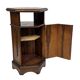 Vintage Hexagonal Side Cabinet with Door Small Side Table Column