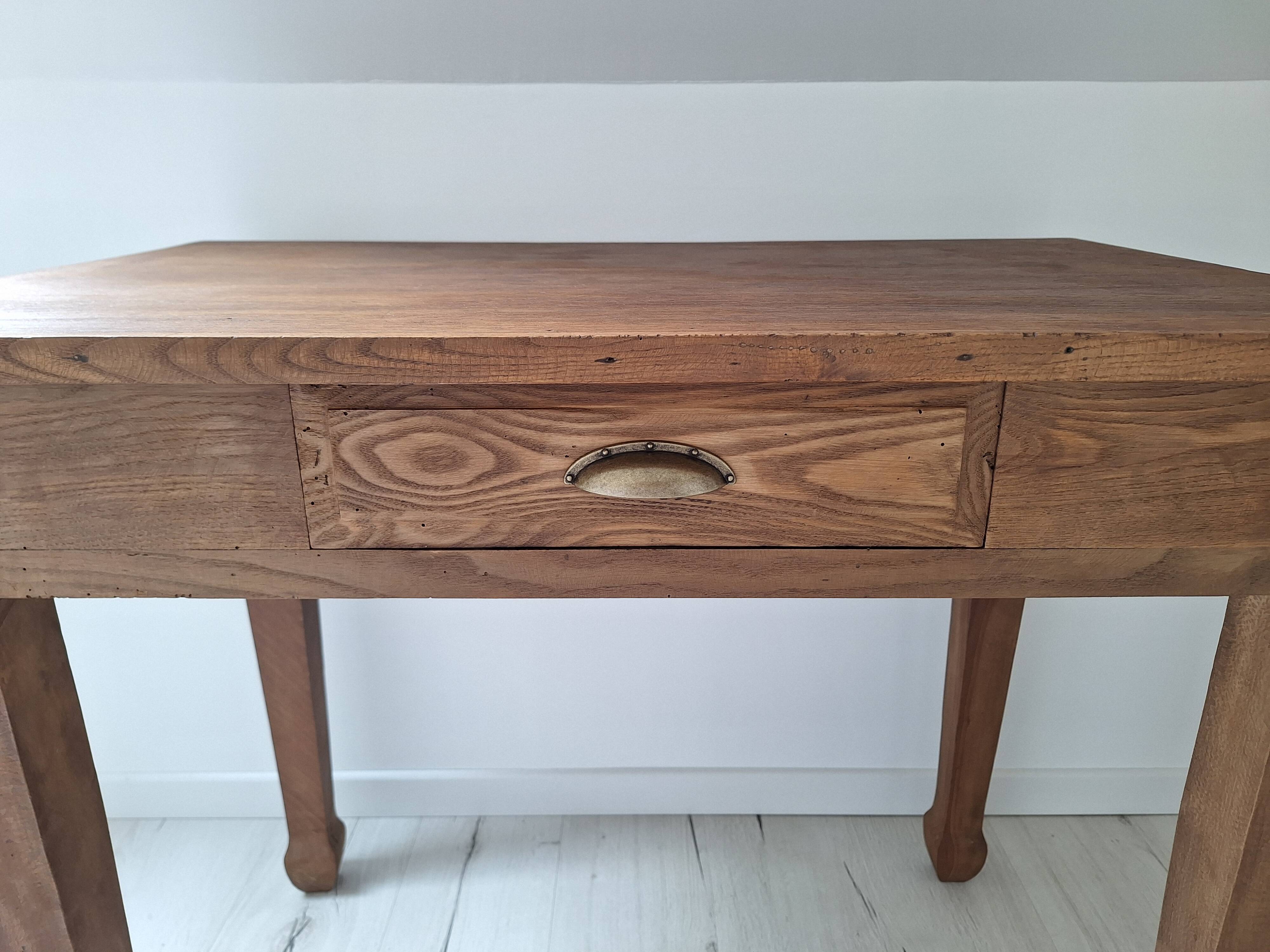 Vintage Country Farmhouse Desk / Console / Side Table