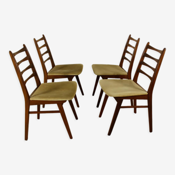 Set of 4 Teak Chairs by Casala, 1960s