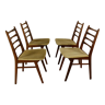 Set de 4 chaises en teck par Casala 1960s