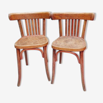 Lot 2 chaises bistrot