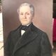 Portrait d’homme huile sur toile 19e