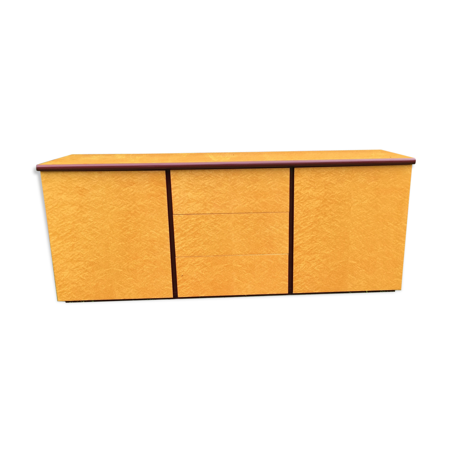 Vintage sycamore sideboard Mario Sabot 1970