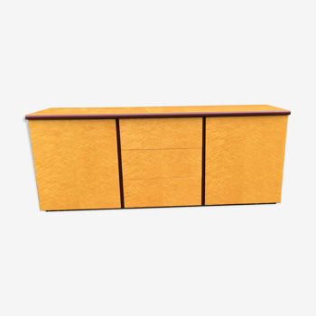 Vintage sycamore sideboard Mario Sabot 1970