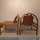 Pair of lounge armchairs Baumann model argos year 70 vintage
