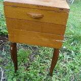 Wooden sewing box worker