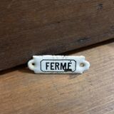 Firm enamelled plate