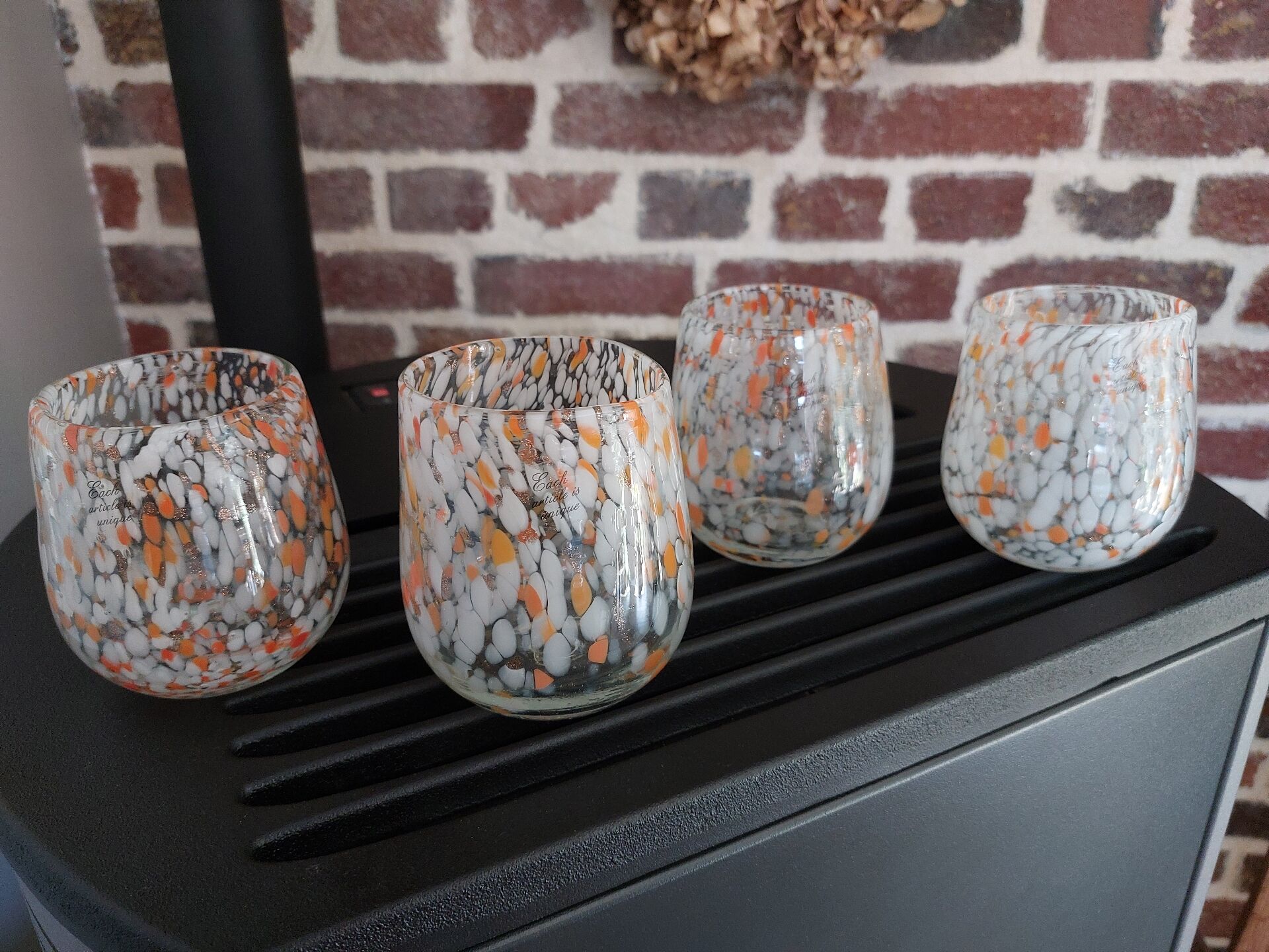 Blown glass tumbler