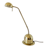 1980s brass articulated desk lamp