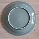 Assiette vert céladon aux poissons