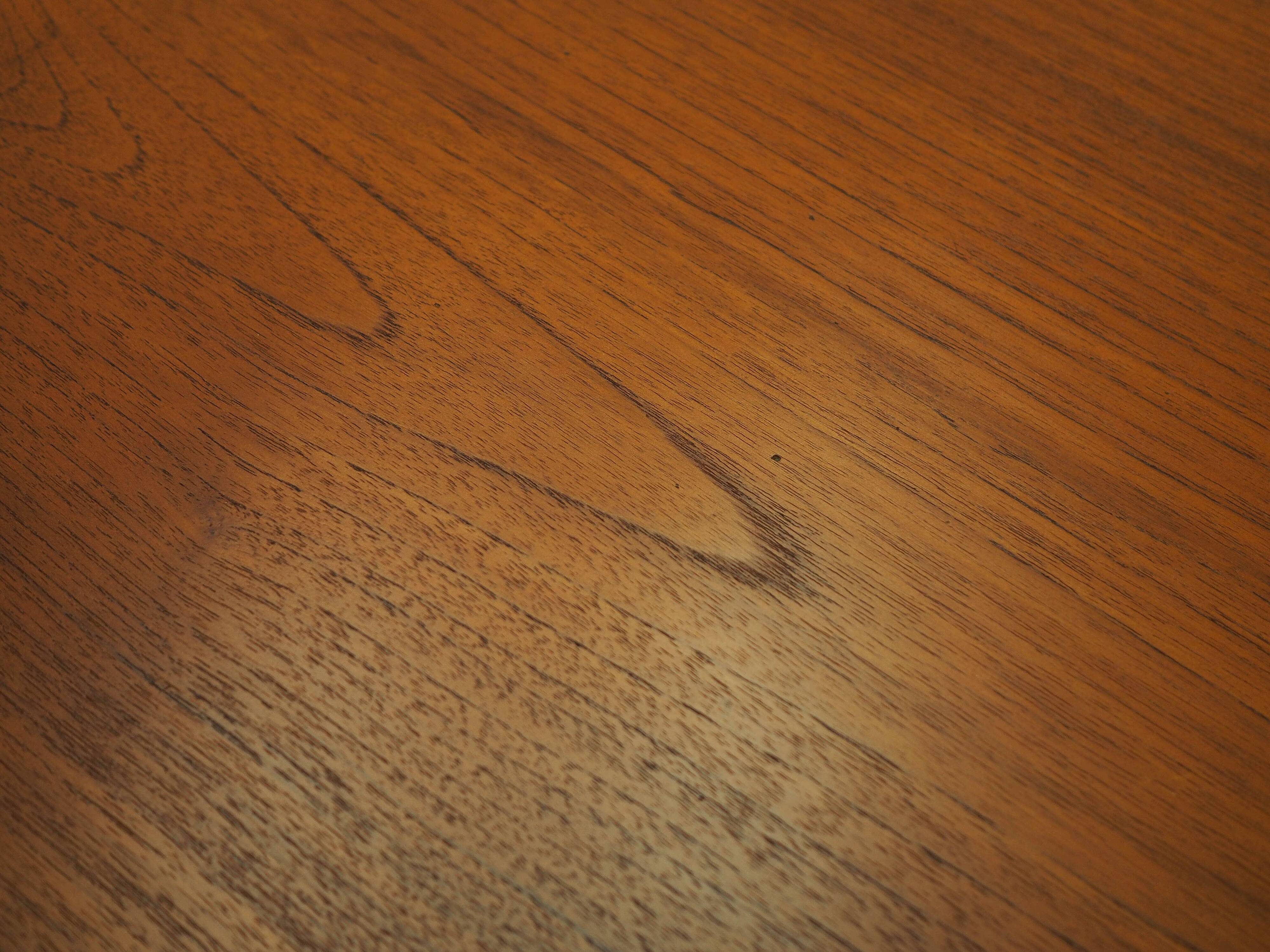 Teak extending dining table Henning Kjærnulf, Vejle, 1960s