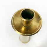 Pair of Scandinavian brass candle holders Jens Harald Quistgaard Dansk Design Denmark 1960-70