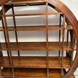 Bibliothèque en teck Asiatique vintage