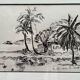 Ink drawing, The leeward coast, Jeannine Hervé