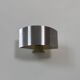 Vintage wall light, brushed curved metal, France, 1960.