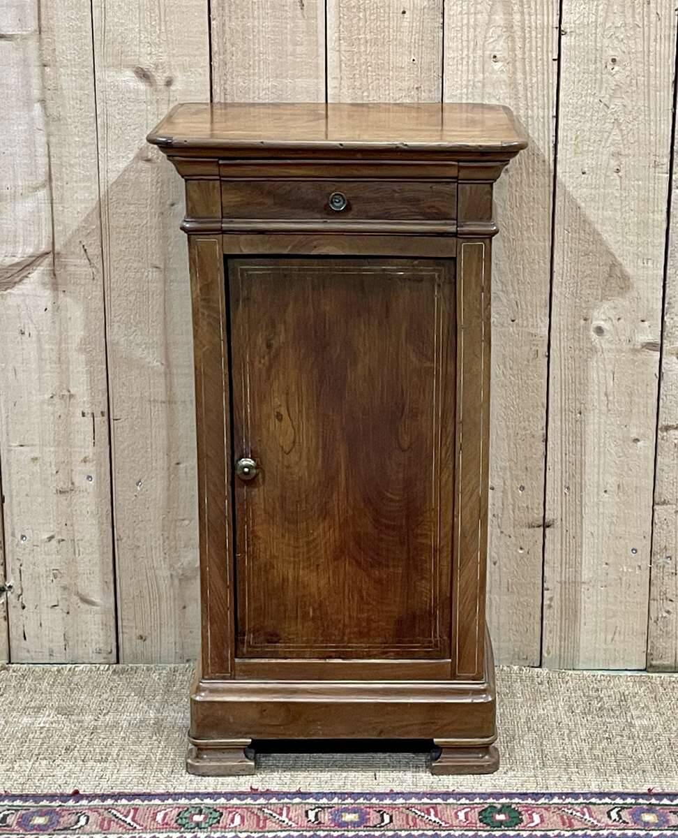 Late 19th century fruit wood bedside table