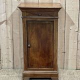 Table de nuit en bois fruitier fin XIXème