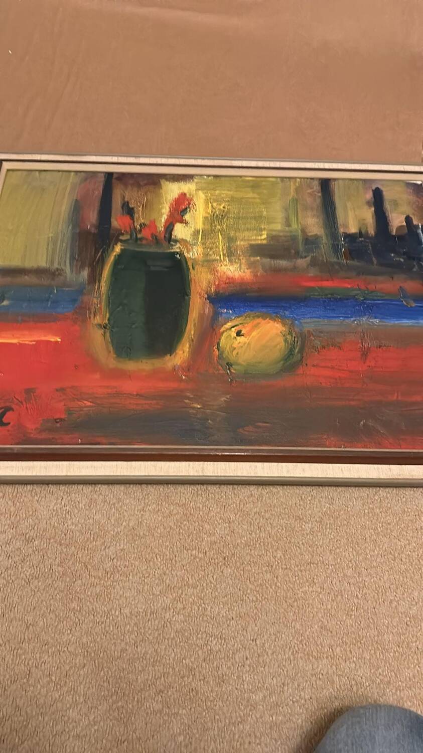 Swedish Oil on Canvas – “Still Life” by ÅKE CARLSSON