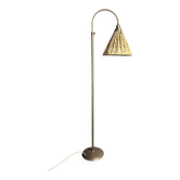 Dutch art deco modernist Bauhaus GISO 451 arc floor lamp W.H. Gispen, 1929