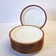 6 Limoges porcelain dessert plates from Chastagner, France