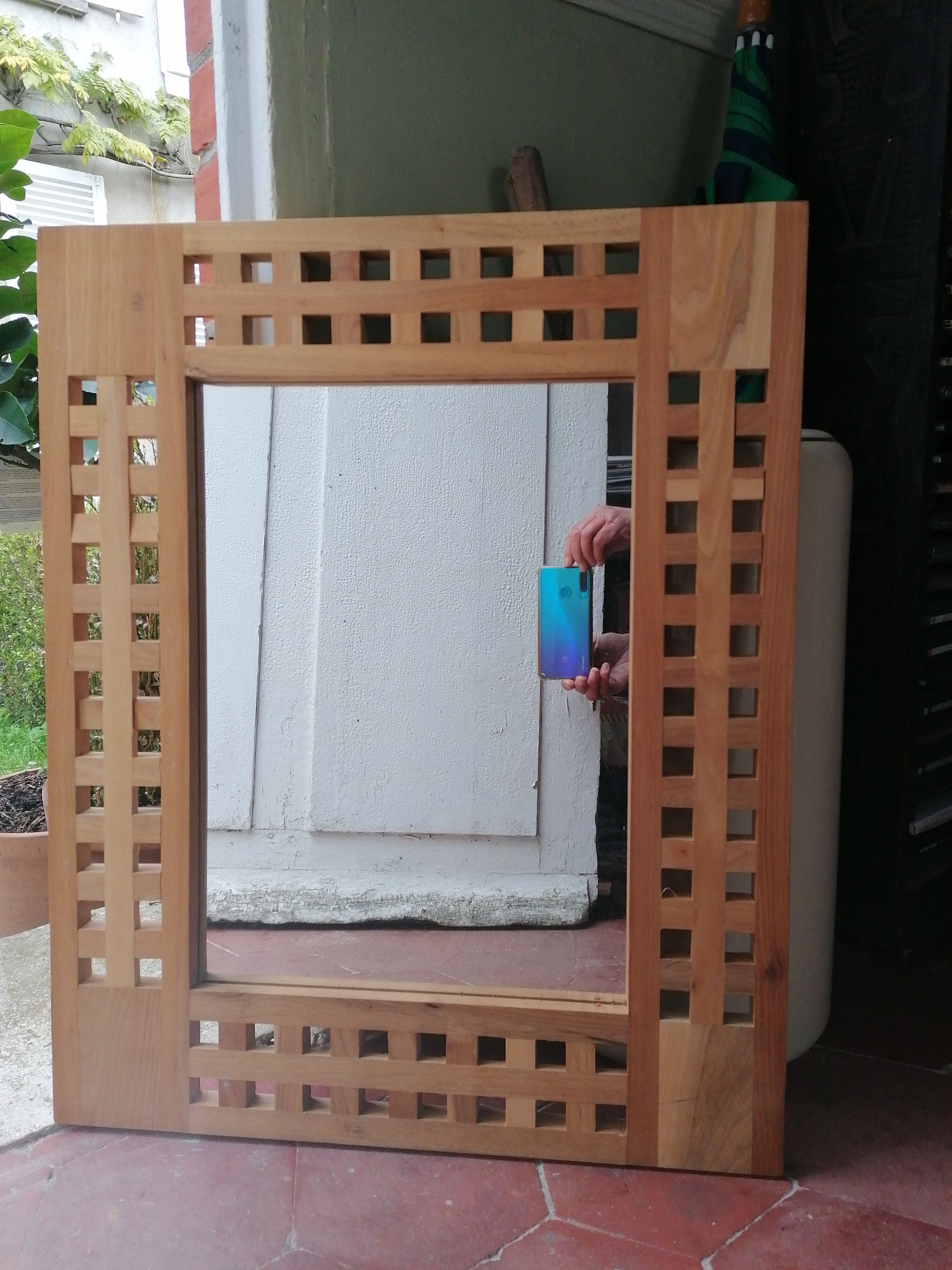 Comtenporaine wooden cloisonné glass