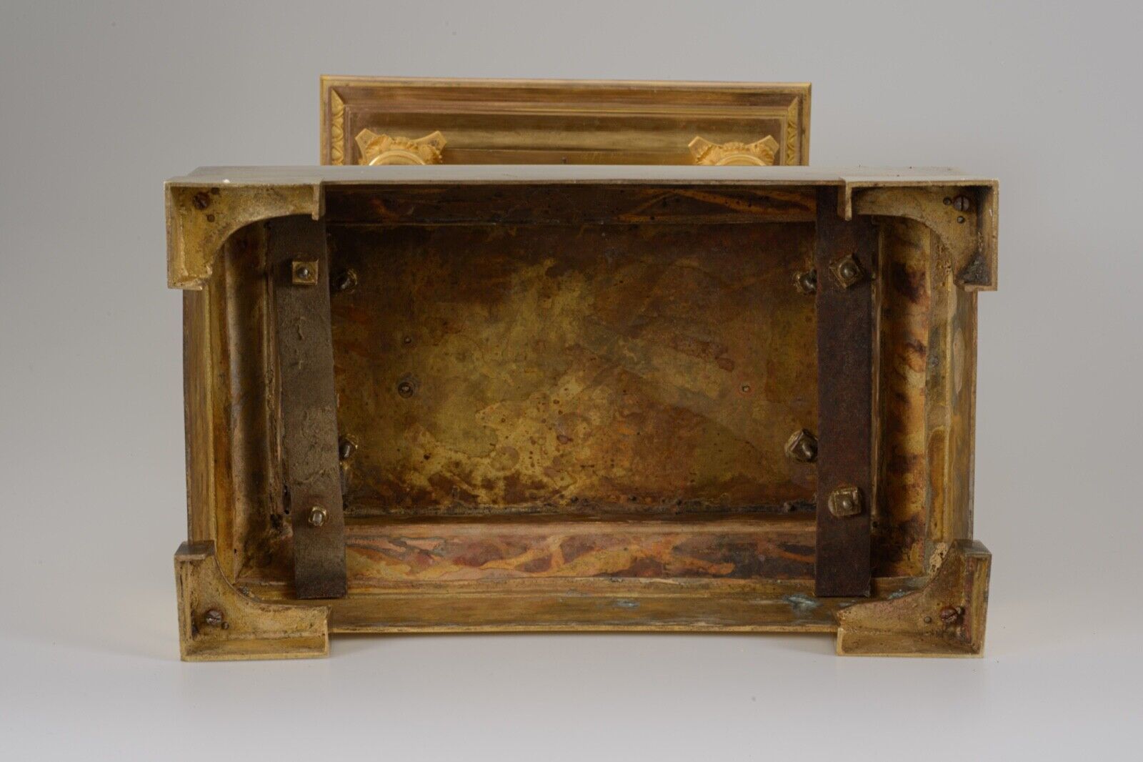 Pendulum portico period restoration bronze dore early nineteenth