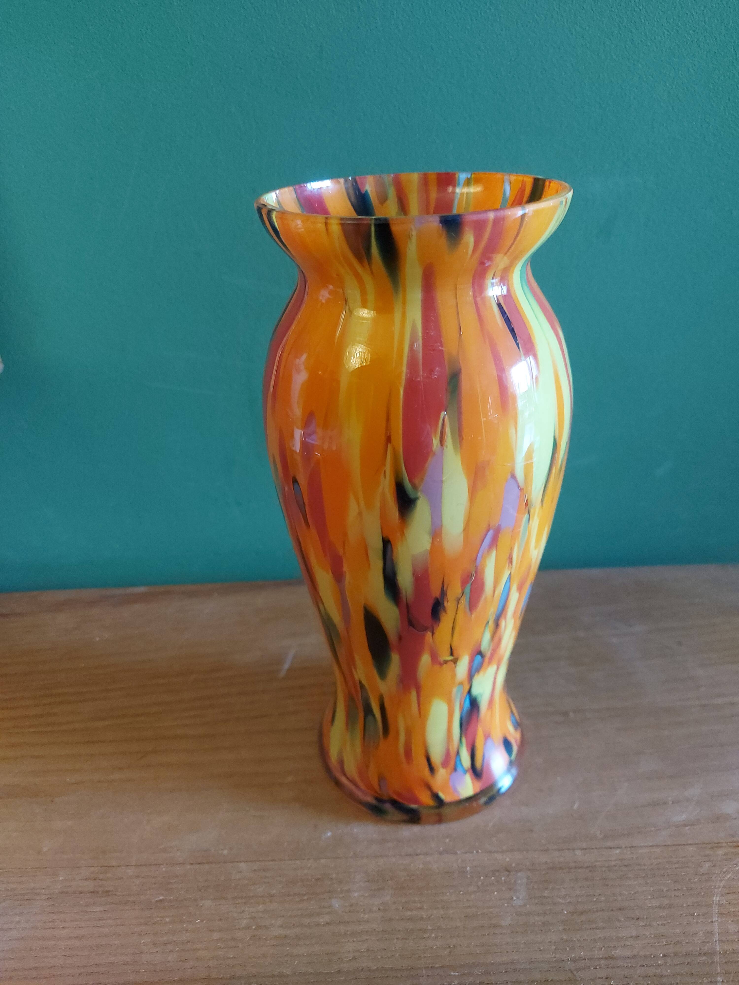 Murano glass vase