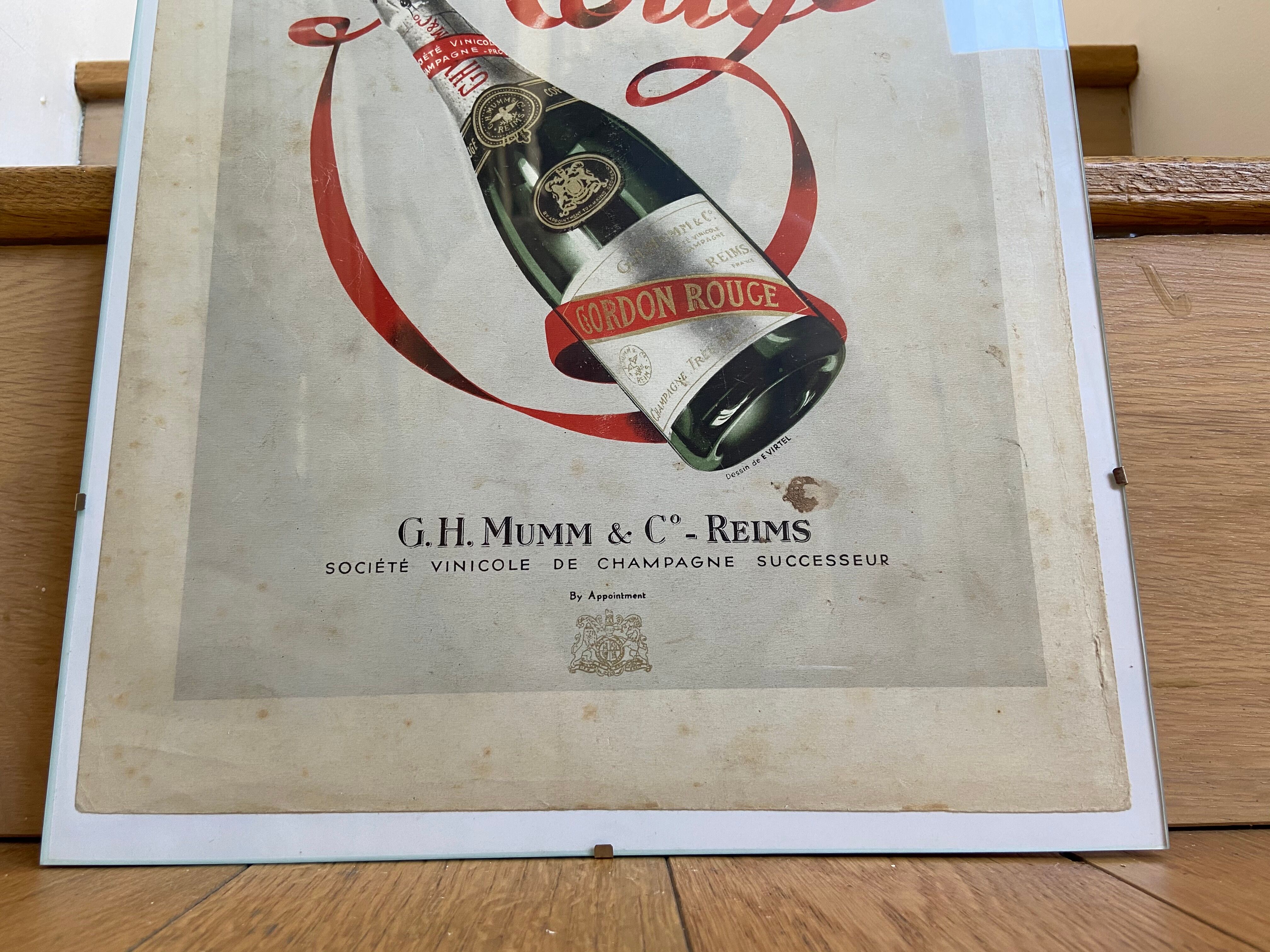 G.H. Mumm advertising poster